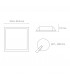 Downlight Led BOXSTER 24W 2500LM IP20 Cuadrado Blanco