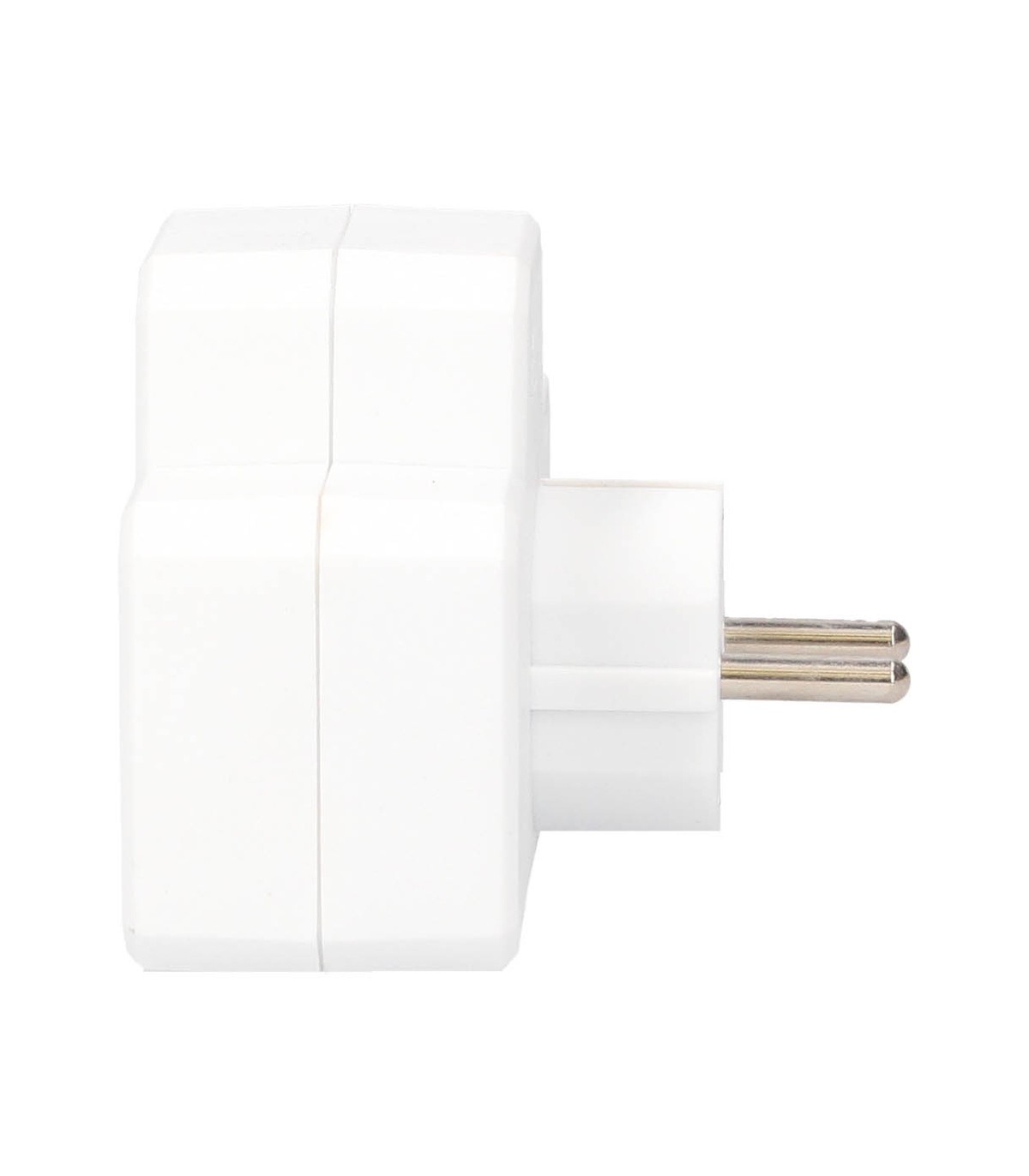 Ladrón Doble Con Interruptor Schuko 2P+TT 16A 250V