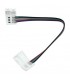 Ficha con cable para unir tiras de LED 10mm RGB