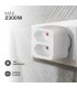 Ladrón Doble Salida Plano 2.5A 250V
