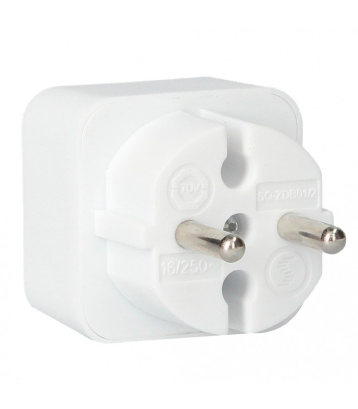 Ladrón Doble Salida Plano 2.5A 250V