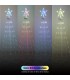 Árbol LED KIONDO Inteligente Bluetooth y Mando 1.2m 24 Funciones IP44 RGB