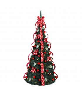 Árbol de navidad LED plegable decorado con luces NIAH 1,5M 8 Funciones IP44