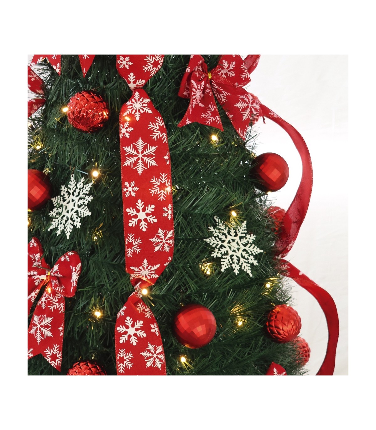 Árbol de navidad LED plegable decorado con luces NIAH 1,5M 8 Funciones IP44
