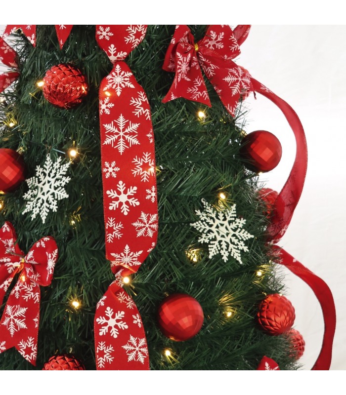 Árbol de navidad LED plegable decorado con luces NIAH 1,8M 8 Funciones IP44