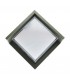 Aplique de pared LED Cinza 12W 840Lm 120º IP54 Gris