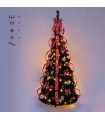 Árbol de navidad LED plegable decorado con luces NIAH 1,8M 8 Funciones IP44