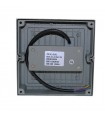Aplique de pared LED Cinza 12W 840Lm 120º IP54 Gris
