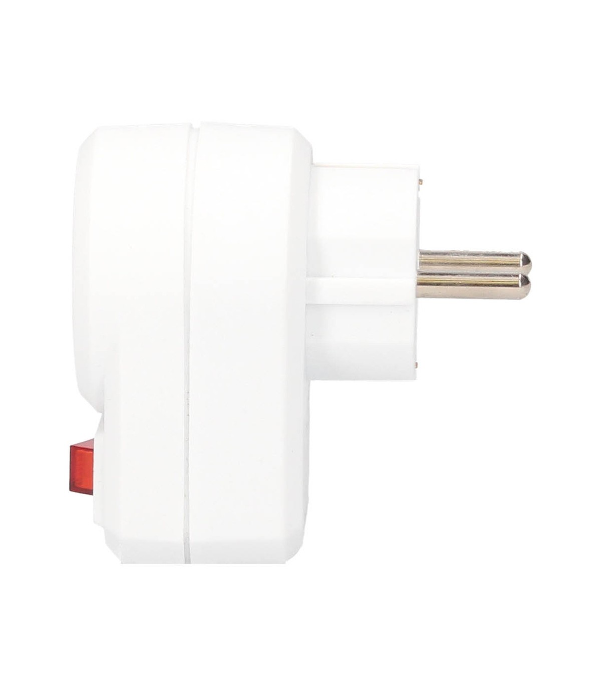 Ladrón Simple Con Interruptor Schuko 2P+TT 16A 250V