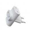 Ladrón Triple Salida 2P (Espigas 4mm) 2.4A 250V