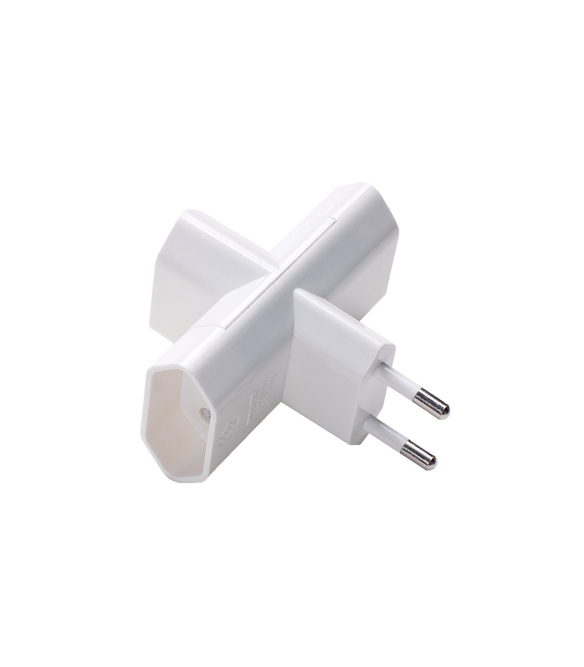 Adaptador Triple Salida (Espigas 4mm) 10A 250V