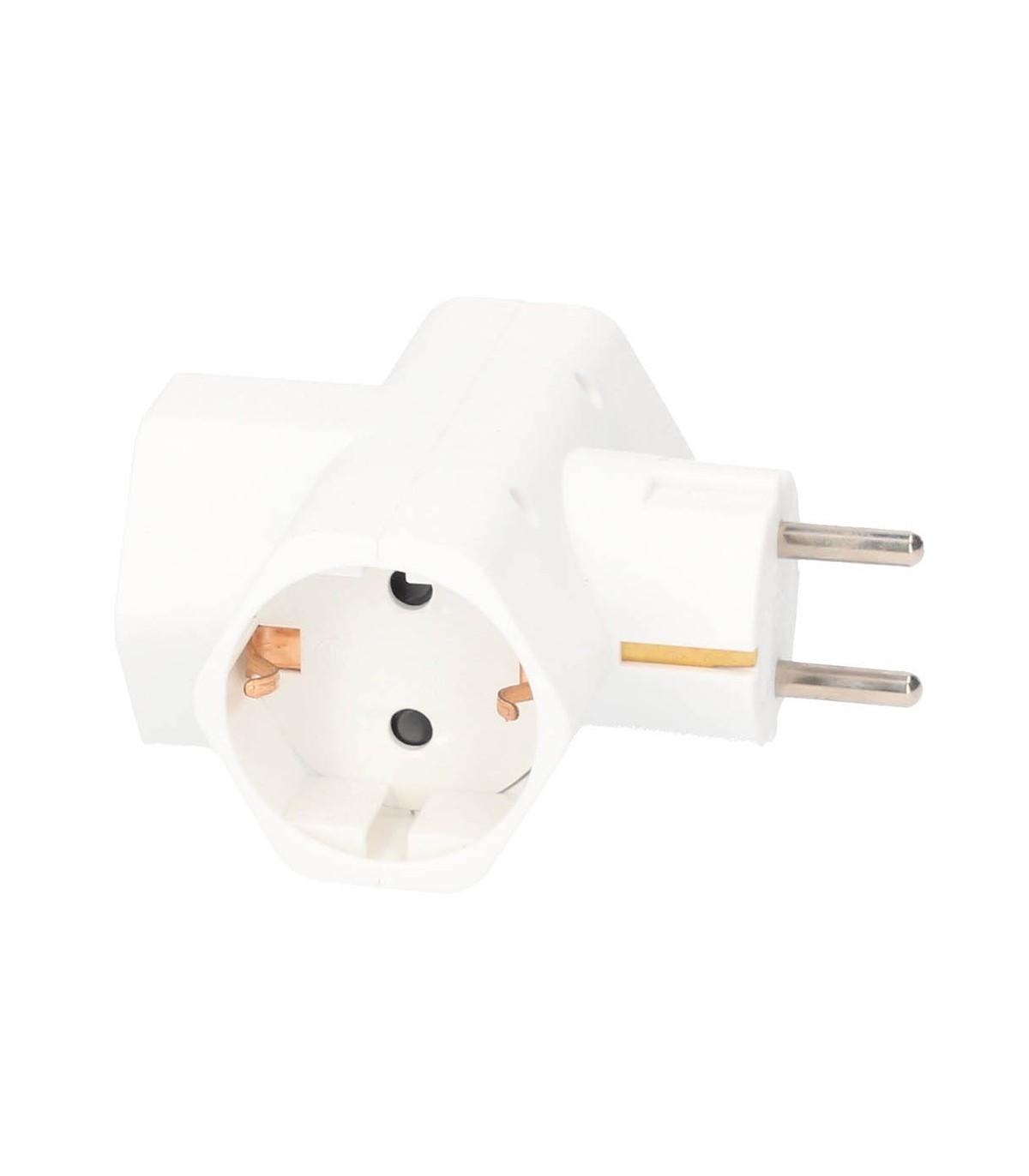Ladrón Triple Schuko Interior Baquelita 16A 250V