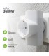 Ladrón Triple Schuko Interior Baquelita 16A 250V