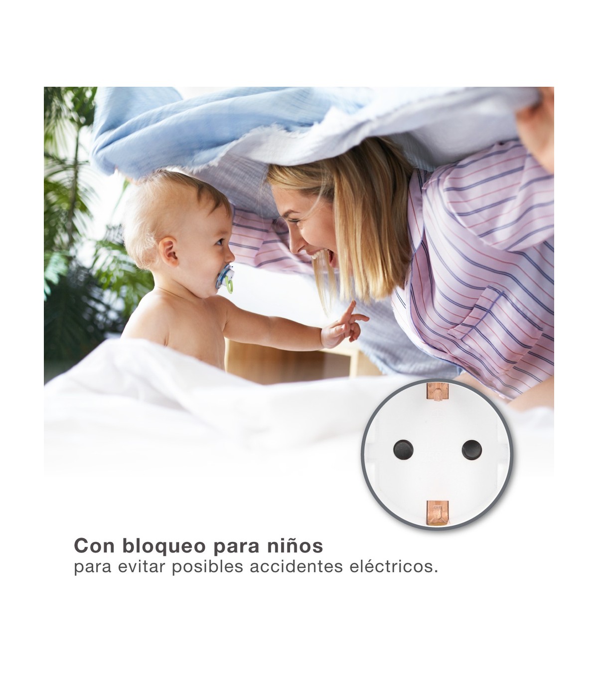 Ladrón Triple Schuko Interior Baquelita 16A 250V
