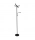 Lámpara de Pie IRIS Regulable 20+7W 1300+300Lm Negro