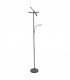 Lámpara de Pie IRIS Regulable 20+7W 1300+300Lm Plata