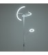 Lámpara de Pie IRIS Regulable 20+7W 1300+300Lm Blanco