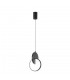 Lámpara Colgante CARLOTA NEGRO 1L 17W 2380Lm