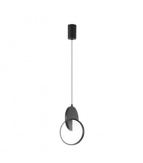 Lámpara Colgante CARLOTA NEGRO 1L 17W 2380Lm