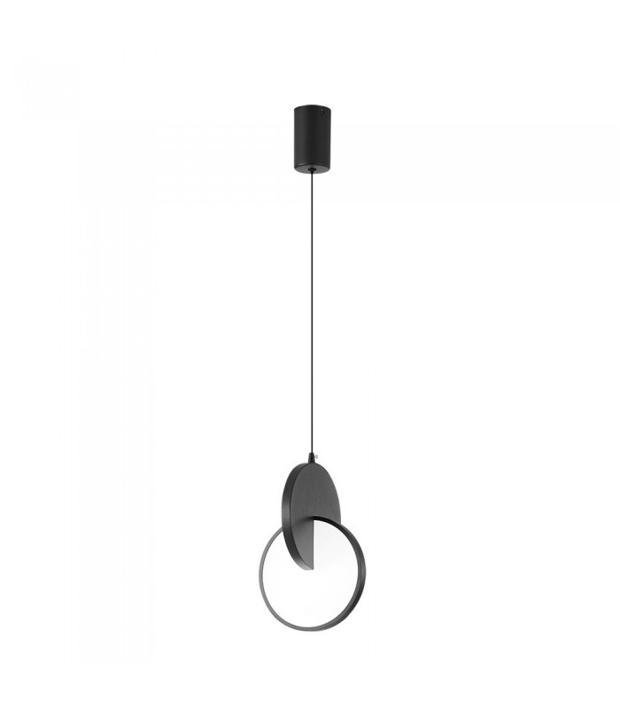 Lámpara Colgante CARLOTA NEGRO 1L 17W 2380Lm