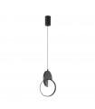 Lámpara Colgante CARLOTA NEGRO 1L 17W 2380Lm