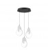 Lámpara Colgante CARLOTA NEGRO/BLANCO 3L 51W 7140Lm