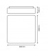 Plafón LED AQUA SQUARE 18W 2000Lm IP44