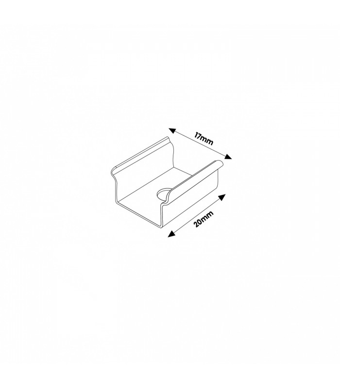 Pack 2 Grapas Para Perfil Lm3833