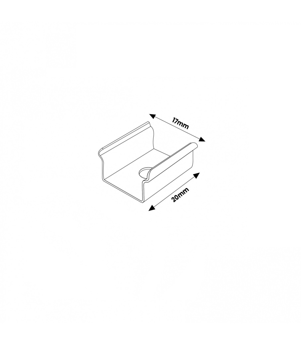 Pack 2 Grapas Para Perfil Lm3833