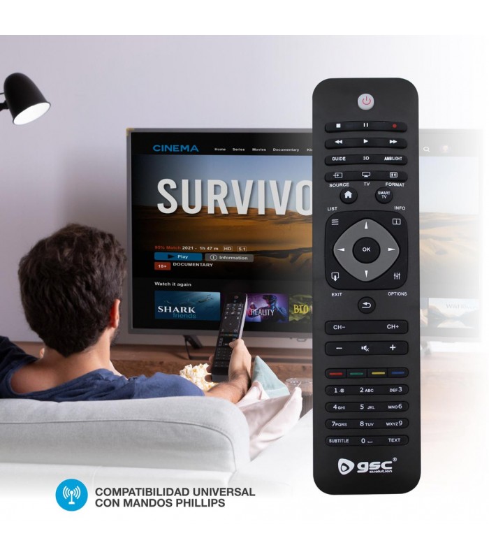 Mando Universal Para TV Philips