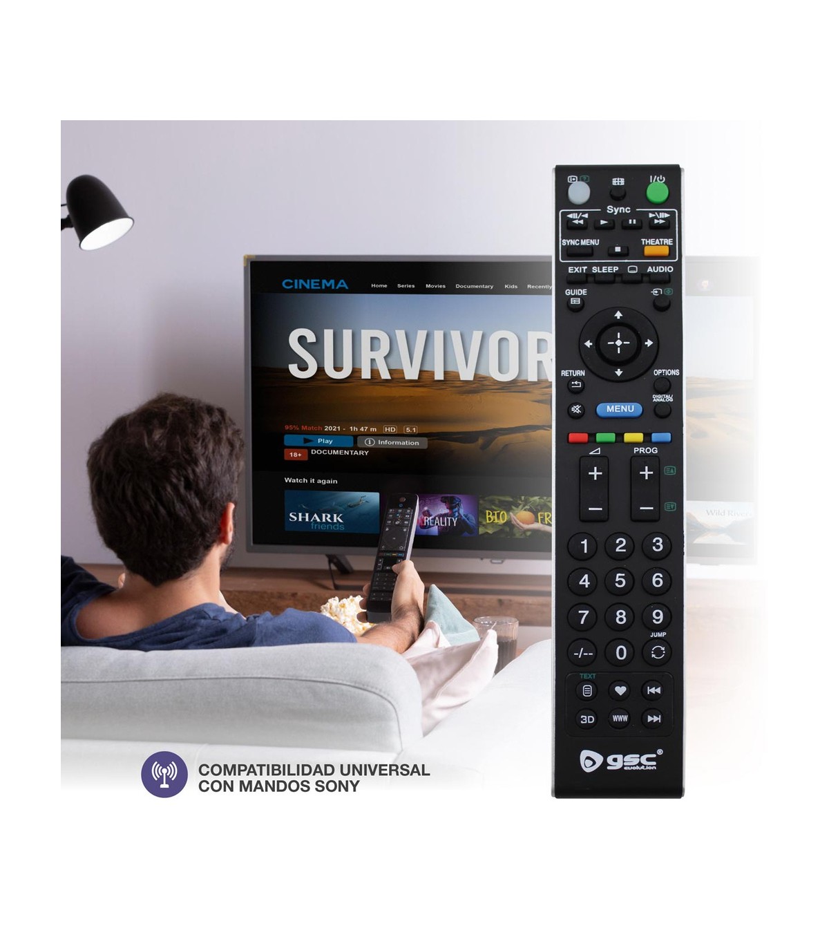 Mando Universal Para TV Sony