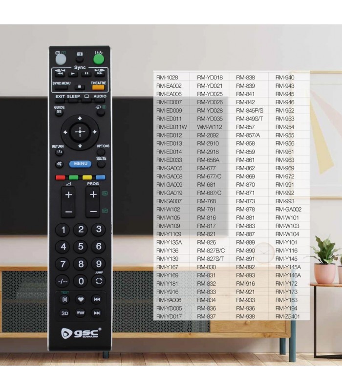 Mando Universal Para TV Sony
