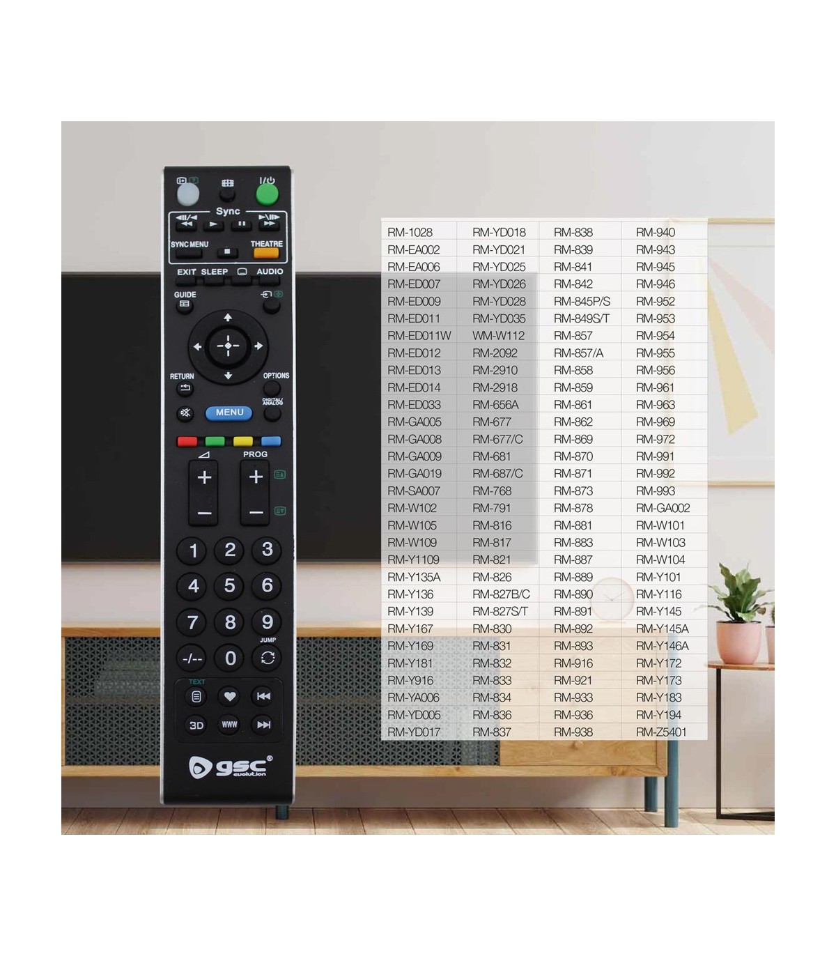 Mando Universal Para TV Sony