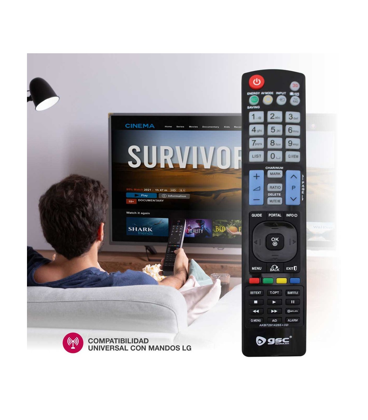Mando Universal Para TV LG