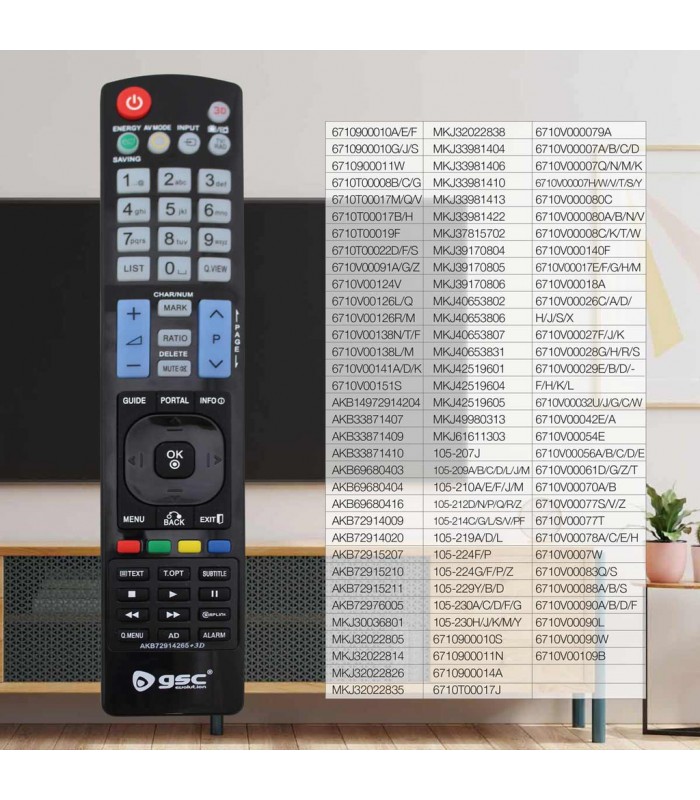 Mando Universal Para TV LG