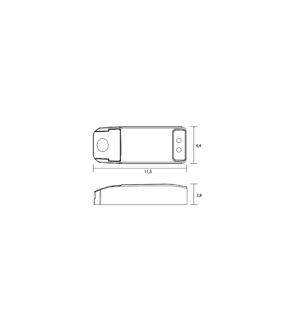 Driver AcTEC 20W OUT2-58VDC 350mA IP20