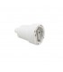 Base aérea Sucko 10/16A 250V 4.8mm entrada recta Blanca