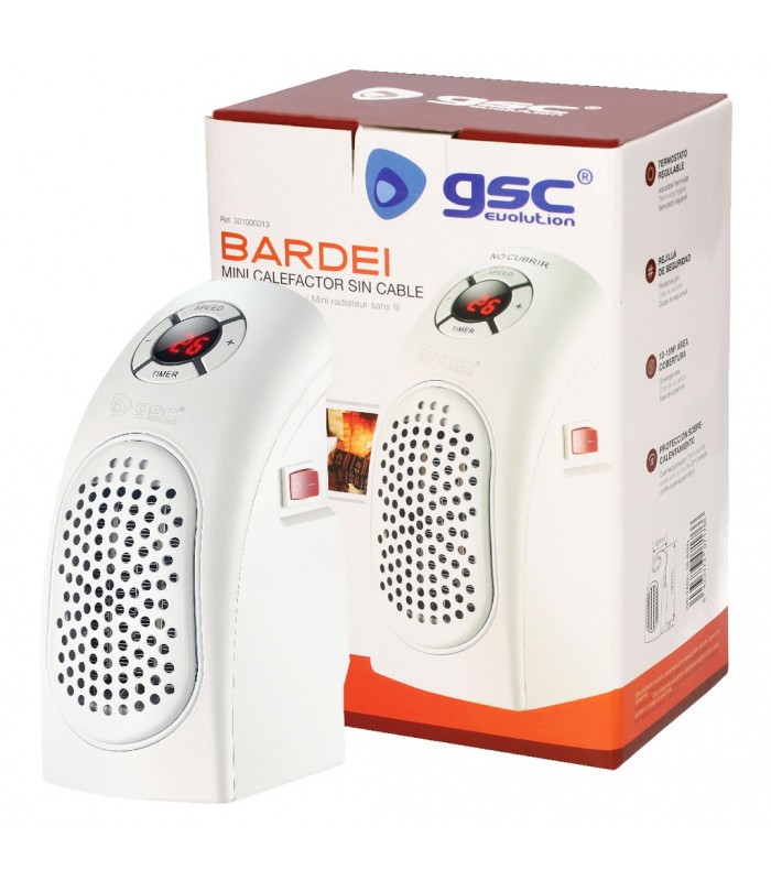 Mini Calefactor BARDEI 400W Blanco