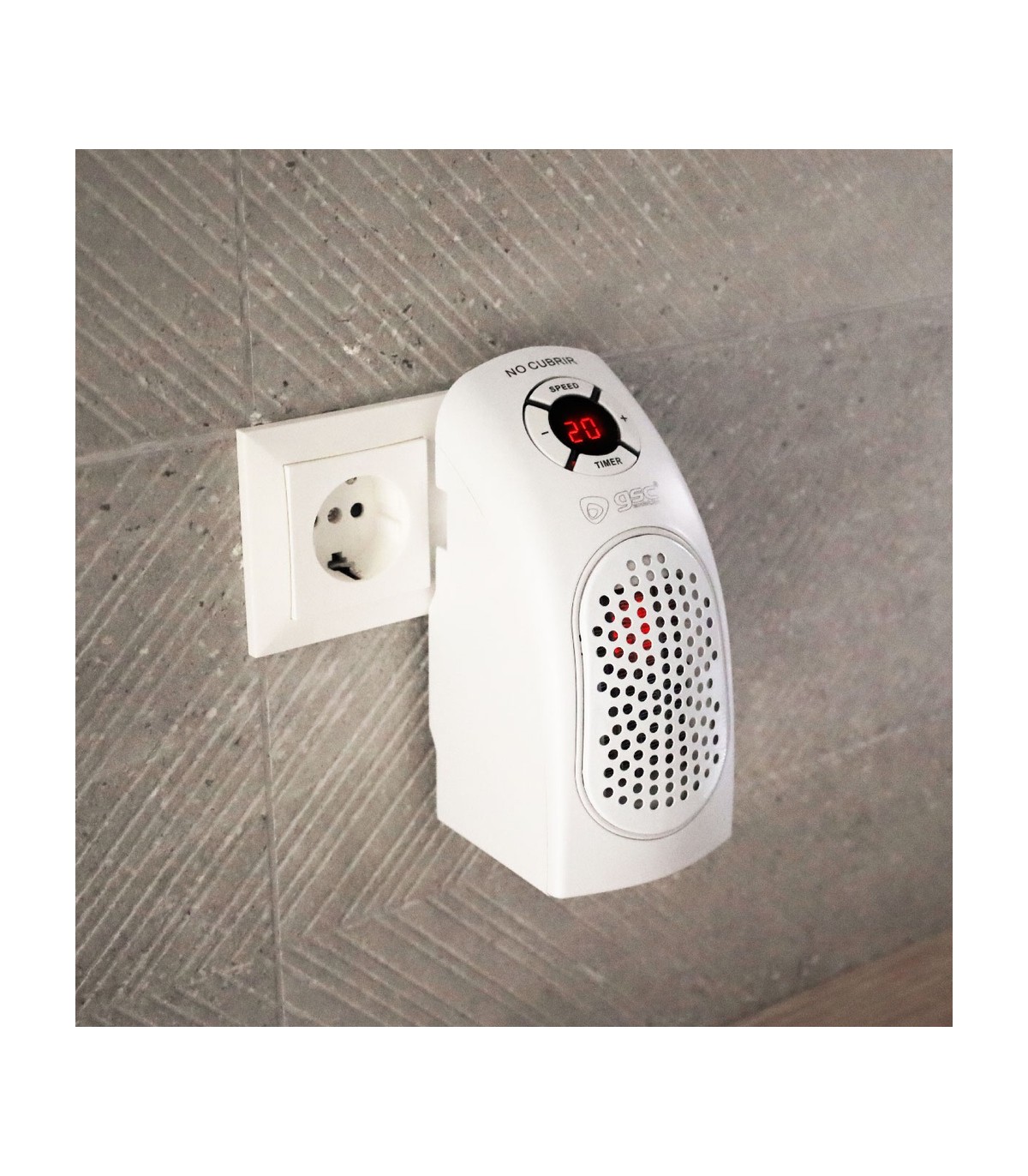 Mini Calefactor BARDEI 400W Blanco