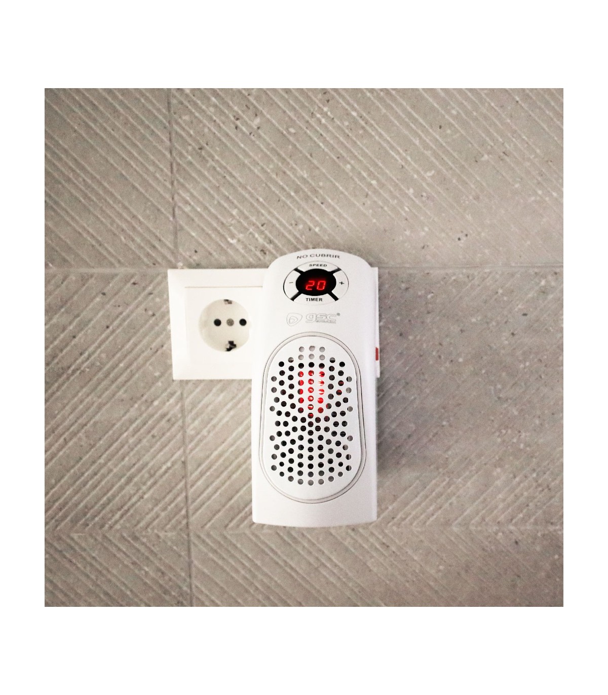 Mini Calefactor BARDEI 400W Blanco