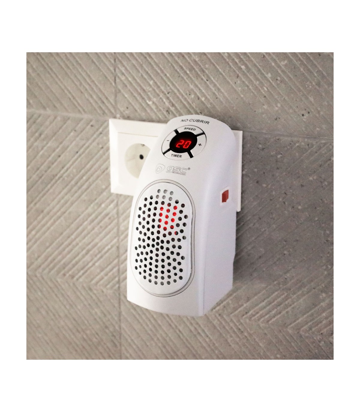 Mini Calefactor BARDEI 400W Blanco