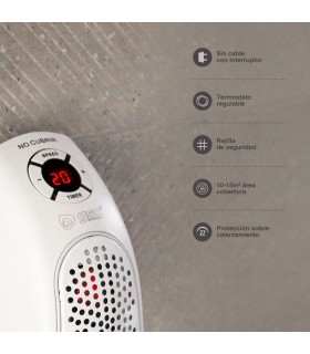 Mini Calefactor BARDEI 400W Blanco