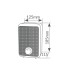 Mini Calefactor Vertical MAWA 600W Blanco