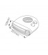 Calefactor De Suelo Horizontal BESAH 2000W Gris Antracita