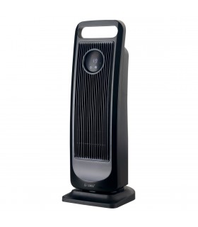 Calefactor Vertical Giratorio Ceramico TANBAR 2000W Negro
