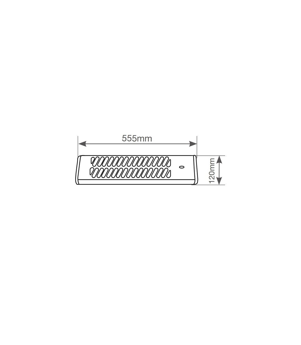 Estufa De Cuarzo Para Baño LINISA/KUWAIT 1200W Blanco