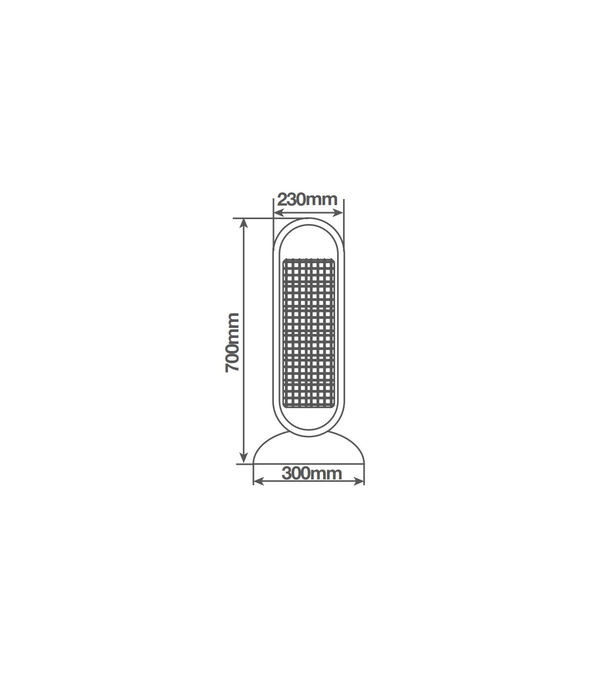 Estufa Giratoria Tubos de Carbono MUKAH Máx. 900W