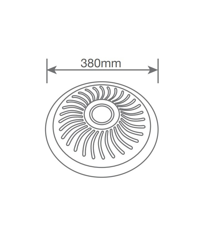 Brasero eléctrico LUT/ASSIS Max. 900W