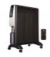 Radiador de Mica TARCOLA con mando 2000W Negro