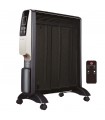 Radiador de Mica TARCOLA con mando 2000W Negro